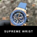 Hublot Replica Watch Big Bang Unico King Gold Blue Ceramic Benzel 1:1 Super Clone - Image 3
