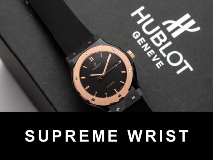 Hublot Replica Watch Ceramic Demi Rose Rubber Strap 1:1 Super Clone