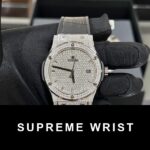 Hublot Replica Watch Classic Fusion Custom Full Moissanite Diamonds 1:1 Super Clone - Image 2
