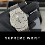 Hublot Replica Watch Classic Fusion Custom Full Moissanite Diamonds 1:1 Super Clone - Image 4