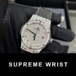 Hublot Replica Watch Classic Fusion Custom Full Moissanite Diamonds 1:1 Super Clone - Image 5