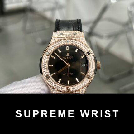 Hublot Replica Watch Classic Fusion King Gold With Diamonds Case HB Factory 1:1 Super Clone