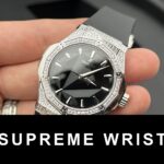 Hublot Replica Watch Classic Fusion Orlinski Black Dial Rubber Strap HB Factory 1:1 Super Clone