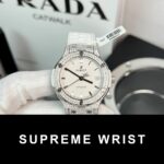 Hublot Replica Watch Full Moissanite Diamond White HB Factory 1:1 Super Clone