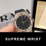 Hublot Replica Watch Orlinski King Gold Black With Full Diamond Case HBF 1:1 Super Clone - Image 2