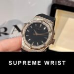 Hublot Replica Watch Orlinski King Gold Black With Full Diamond Case HBF 1:1 Super Clone - Image 3