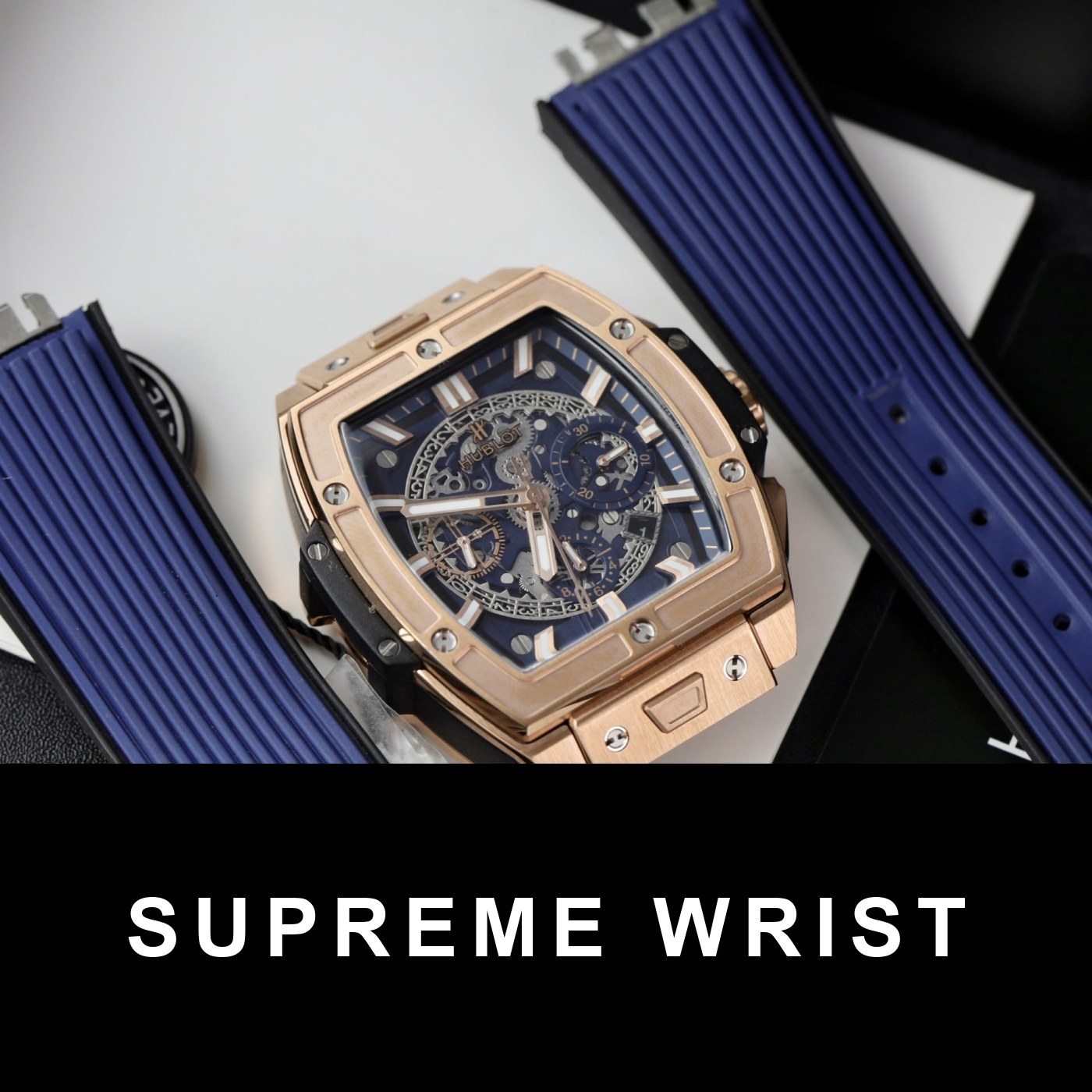 hublot-replica-watch-spirit-of-big-bang-2-6813.jpg Hublot Replica Watch Spirit of Big Bang King Gold Dial Blue 1:1 Super Clone - Image 1