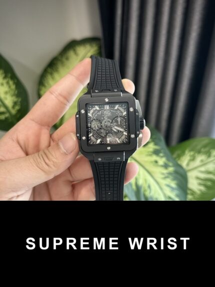 Hublot Replica Watch Square Bang Unico Ceramic Black BBF Factory 1:1 Super Clone