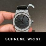 Hublot Replica Watch With Full Diamond Moissanite Black 1:1 Super Clone - Image 3