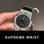 Hublot Replica Watch With Full Diamond Moissanite Black 1:1 Super Clone - Image 5