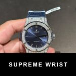Hublot Replica Watch With Full Diamond Moissanite Blue 1:1 Super Clone - Image 3