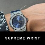 Hublot Replica Watch With Full Diamond Moissanite Blue 1:1 Super Clone - Image 8