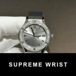 Hublot Replica Watch With Moissanite Diamonds Rubber Strap 1:1 Super Clone - Image 3