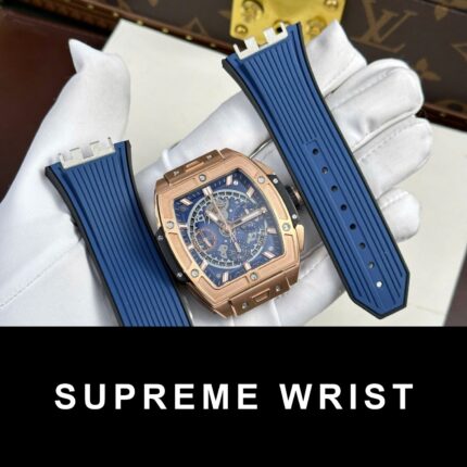 Hublot Spirit of Big Bang King Gold Replica Watch 1:1 Dial Blue BBF Factory 1:1 Super Clone