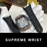 Hublot Spirit of Big Bang King Gold Replica Watch Bezel Black Ceramic BBF Factory 1:1 Super Clone
