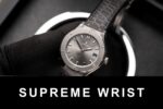 Hublot Women’s Replica Watch 1:1 Gray Dial Leather Strap HBF 1:1 Super Clone - Image 2