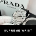 Hublot Classic Fusion Replica Watch With Full Moissanite Black HBF 1:1 Super Clone - Image 2