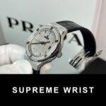 Hublot Classic Fusion Replica Watch With Full Moissanite Black HBF 1:1 Super Clone - Image 4