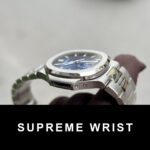 Patek Philippe 5726G Replica Watch Steel Strap Blue Dial 1:1 Super Clone - Image 4