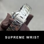 Patek Philippe 5726G Replica Watch Steel Strap Blue Dial 1:1 Super Clone - Image 7