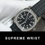 Patek Philippe Aquanaut 5067A Replica Watch Moissanite Diamond Black 1:1 Super Clone - Image 5