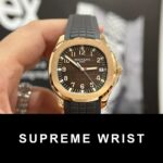 Patek Philippe Aquanaut 5167 Replica Watch Gold Wrapped Chocolate Dial 3K 1:1 Super Clone