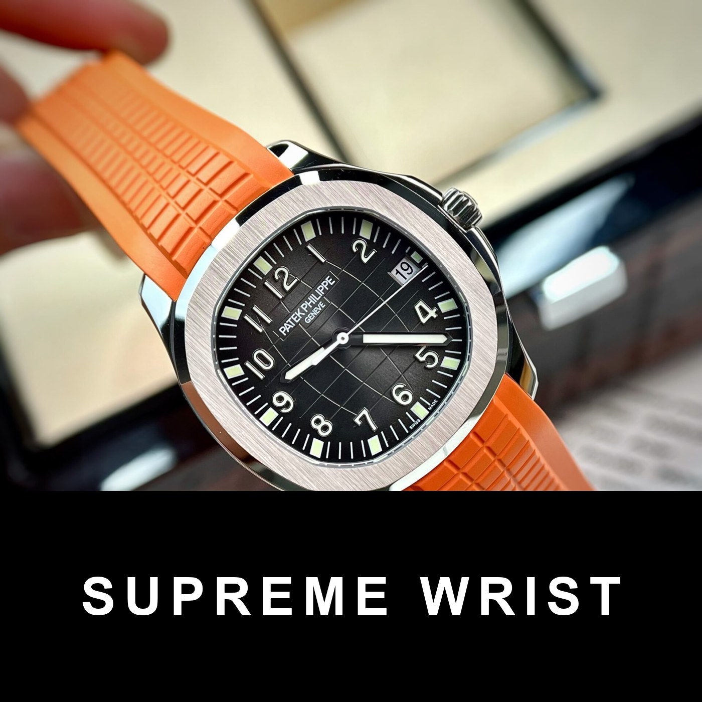 patek-philippe-best-replica-watch-aquanaut-5167a-5989.jpg Patek Philippe Best Replica Watch Aquanaut 5167A Gray Dial 3K Factory 1:1 Super Clone - Image 1
