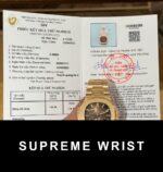 Patek Philippe Best Replica Watch Nautilus 5712R Brown Dial 18K Solid Gold 1:1 Super Clone