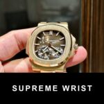 Patek Philippe Best Replica Watch Nautilus 5712R Brown Dial 18K Solid Gold 1:1 Super Clone - Image 4