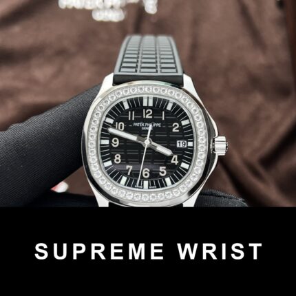 Patek Philippe Clone Watch Aquanaut 5067 Black Dial Rubber Strap PPF Factory 1:1 Super Clone