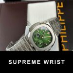 Patek Philippe Nautilus 5712 Replica Watch 1:1 Green Dial ZF 1:1 Super Clone