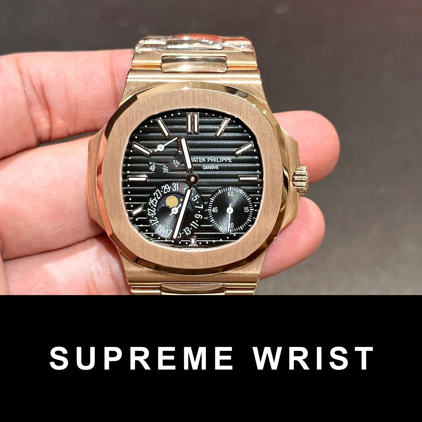 patek-philippe-nautilus-5712-replica-watch-black-dial-4892.jpg Patek Philippe Nautilus 5712 Replica Watch Black Dial GR Factory 1:1 Super Clone - Image 1