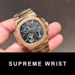 Patek Philippe Nautilus 5712 Replica Watch Black Dial GR Factory 1:1 Super Clone - Image 4