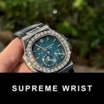 Patek Philippe Nautilus 5722G With Diamond Moissanite 1:1 Replica Watch 1:1 Super Clone - Image 4