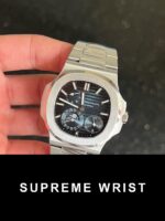 Patek Philippe Replica Watch 1:1 Nautilus 5712 Blue Black Dial GRF 1:1 Super Clone - Image 3