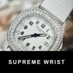 Patek Philippe Replica Watch Aquanaut 5069G Custom Full Moissanite Diamonds PPF Factory 1:1 Super Clone - Image 3