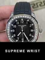 Patek Philippe Replica Watch Aquanaut 5167G Rubber Strap GR Factory 1:1 Super Clone