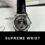 Patek Philippe Replica Watch Complications 5205G Gray Dial Leather Strap 1:1 Super Clone - Image 2