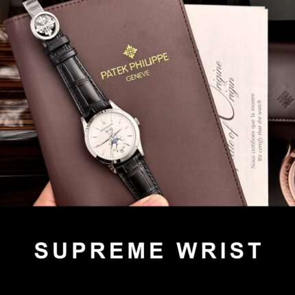 Patek Philippe Replica Watch Complications 5396G White Dial Leather Strap 1:1 Super Clone