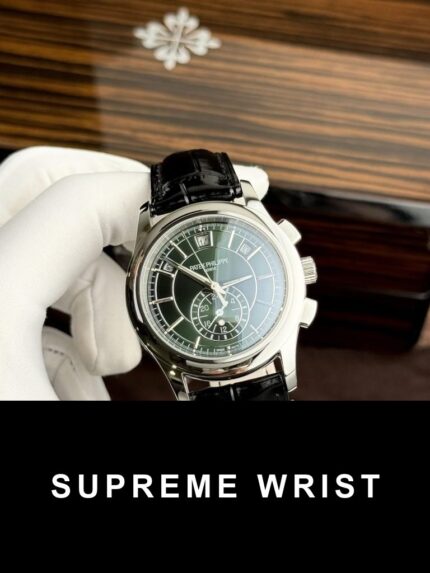 Patek Philippe Replica Watch Complications 5905G Dial Green 1:1 Super Clone