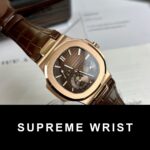 Patek Philippe Replica Watch Nautilus 5712R Chocolate Dial Gold Wrapped 1:1 Super Clone - Image 2