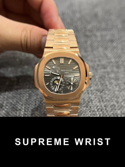 Patek Philippe Replica Watch Nautilus 5712R Gray Dial GR Factory 1:1 Super Clone