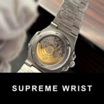 Patek Philippe Replica Watch Nautilus 5723 Gray Dial Metal Wire 1:1 Super Clone - Image 5