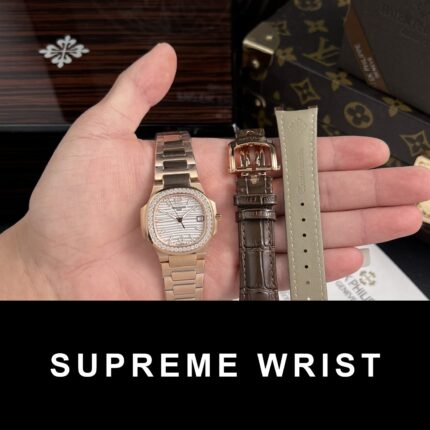 Patek Philippe Replica Watch Nautilus 7010 White Dial Womens GR Factory 1:1 Super Clone