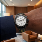 TAG Heuer Carrera Chronograph 44 MM Leather Strap (4) - Image 4
