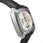 TAG Heuer Monaco Chronograph 39 MM Leather Strap - Image 3