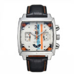 TAG Heuer Monaco Chronograph 39 MM Leather Strap