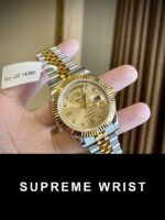 Rolex Best Replica Watch Day-Date Custom Gold Wrapped 1:1 Super Clone - Image 3