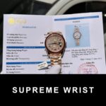 Rolex Best Replica Watch Day-Date Custom Ruby Red & Baguette Moissanite Diamonds GM Factory 1:1 Super Clone