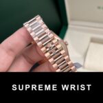 Rolex Best Replica Watch Day-Date Gold Wrapped Chocolate Dial Weight 177GRAM GM Factory 1:1 Super Clone - Image 8